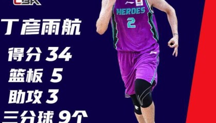 Kaiyun APP-首发射下9记三分砍34分！小丁成CBA近15年首人
